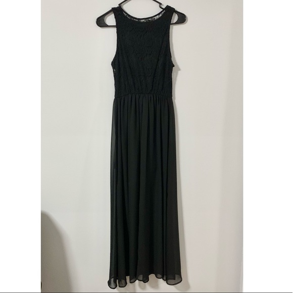 NWT H&M Lace Chiffon Maxi Dress - Picture 5 of 9